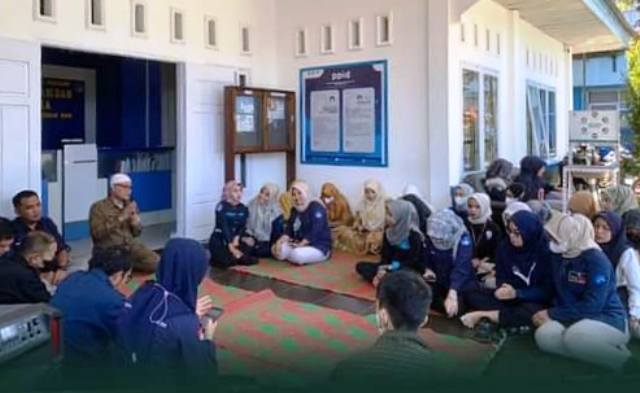 Suasana silaturrahmi Dinas Kominfo Kota Padang Panjang dan jajaran, Selasa (29/3/2022).